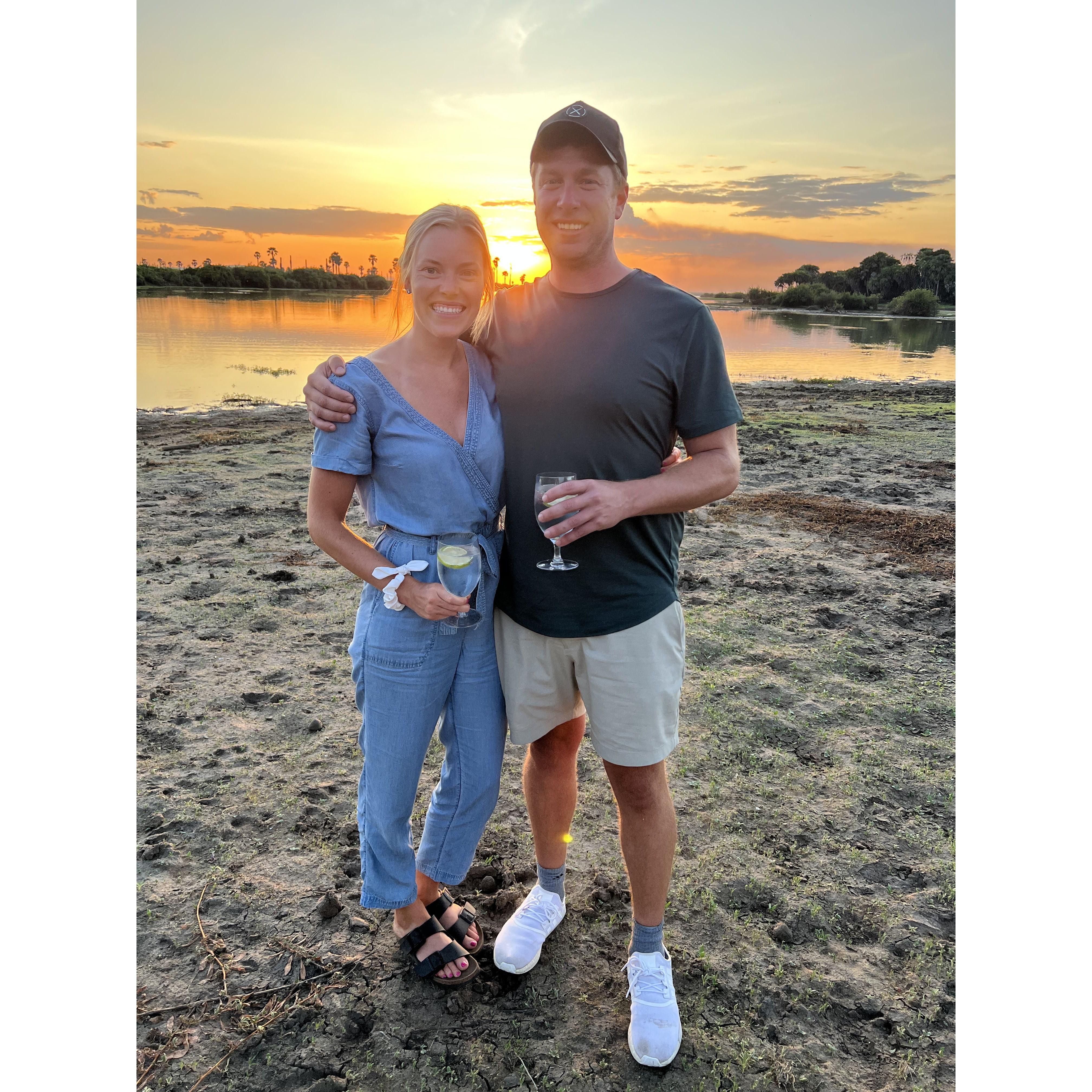 Sunset safari drinks