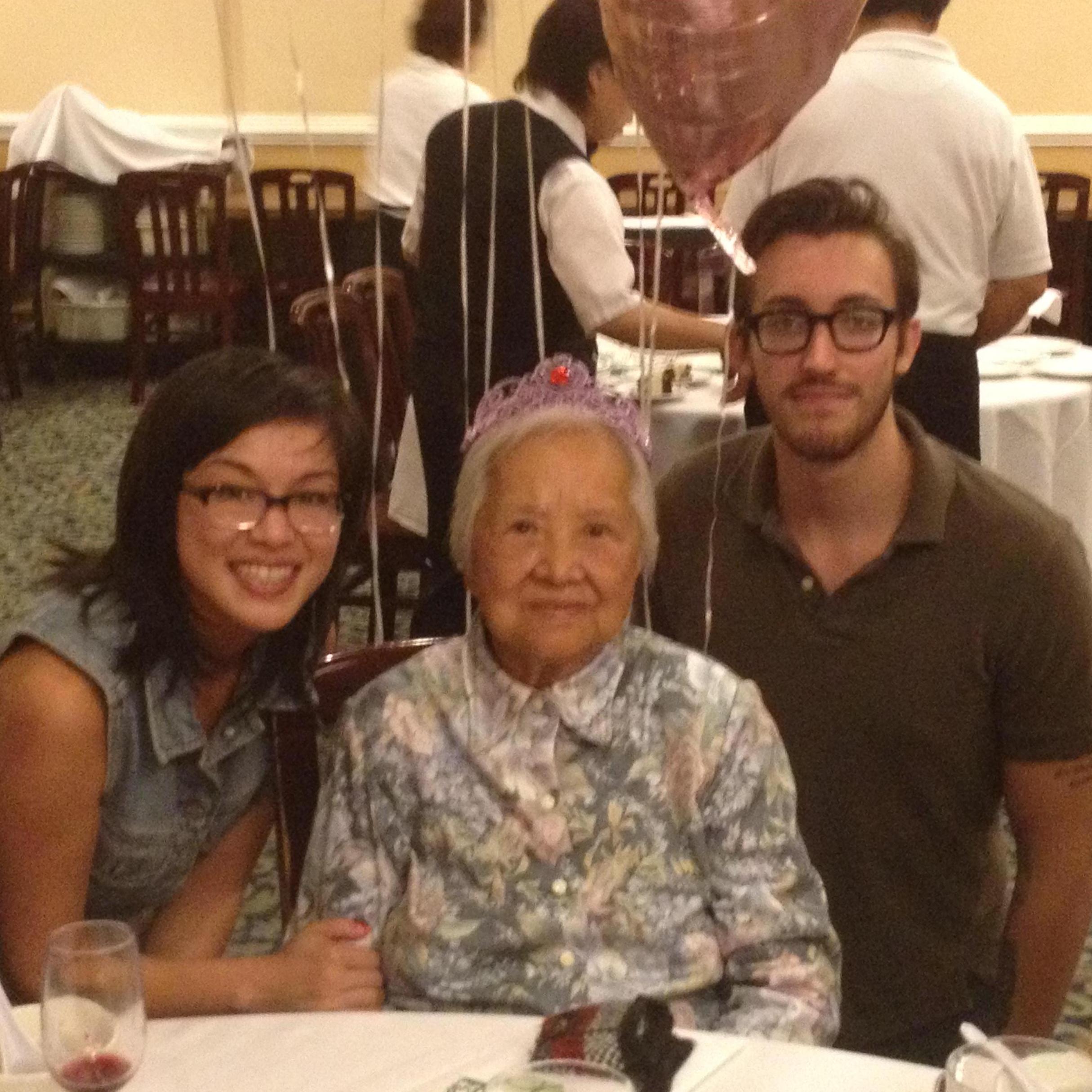 Popo's 90th birthday, Rockville MD, Summer 2013
