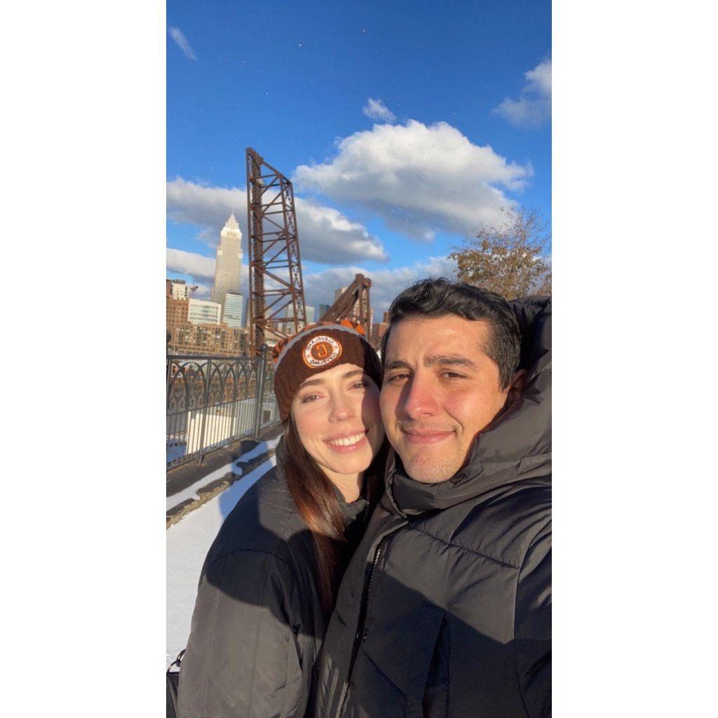 Juan's first trip to Cleveland
