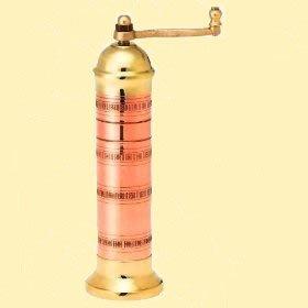 Atlas 9.5" x 1.5" Copper and Brass Salt Mill