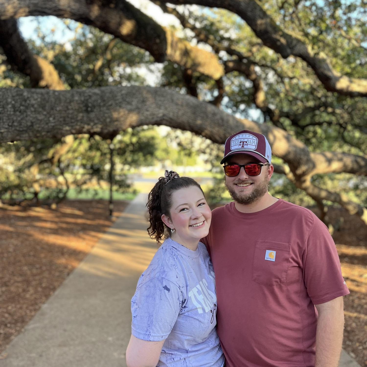 They walked under the Century tree together (IYKYK)