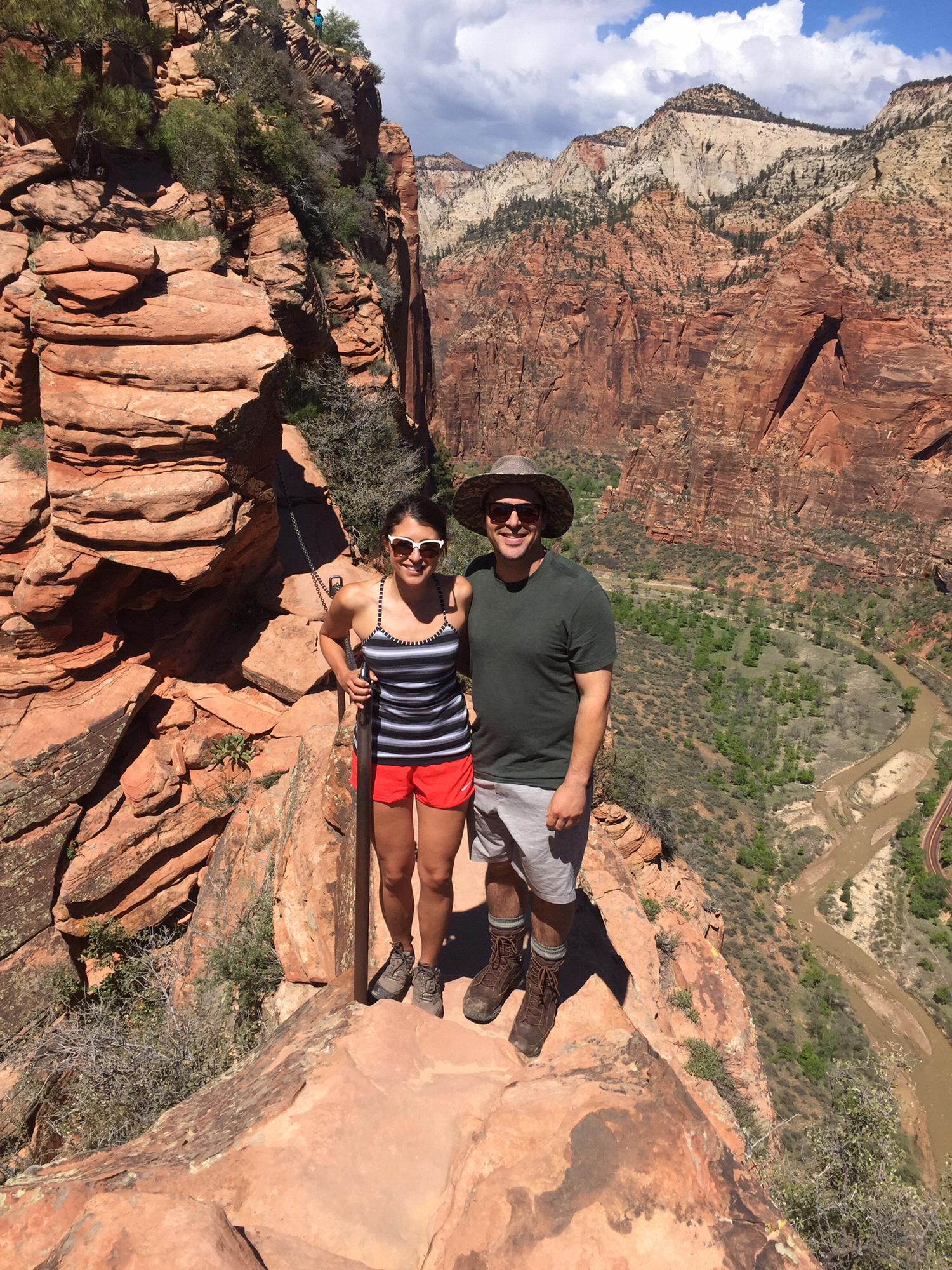 Hiking Angel’s Landing in Zion. April 2016