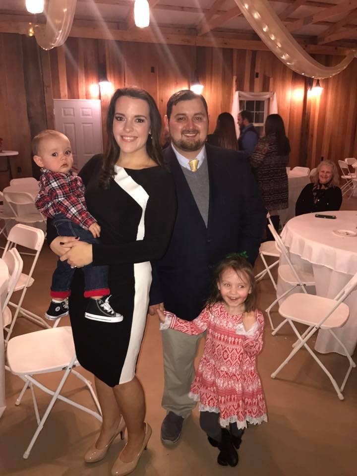 Grogan family at Christmas 2016