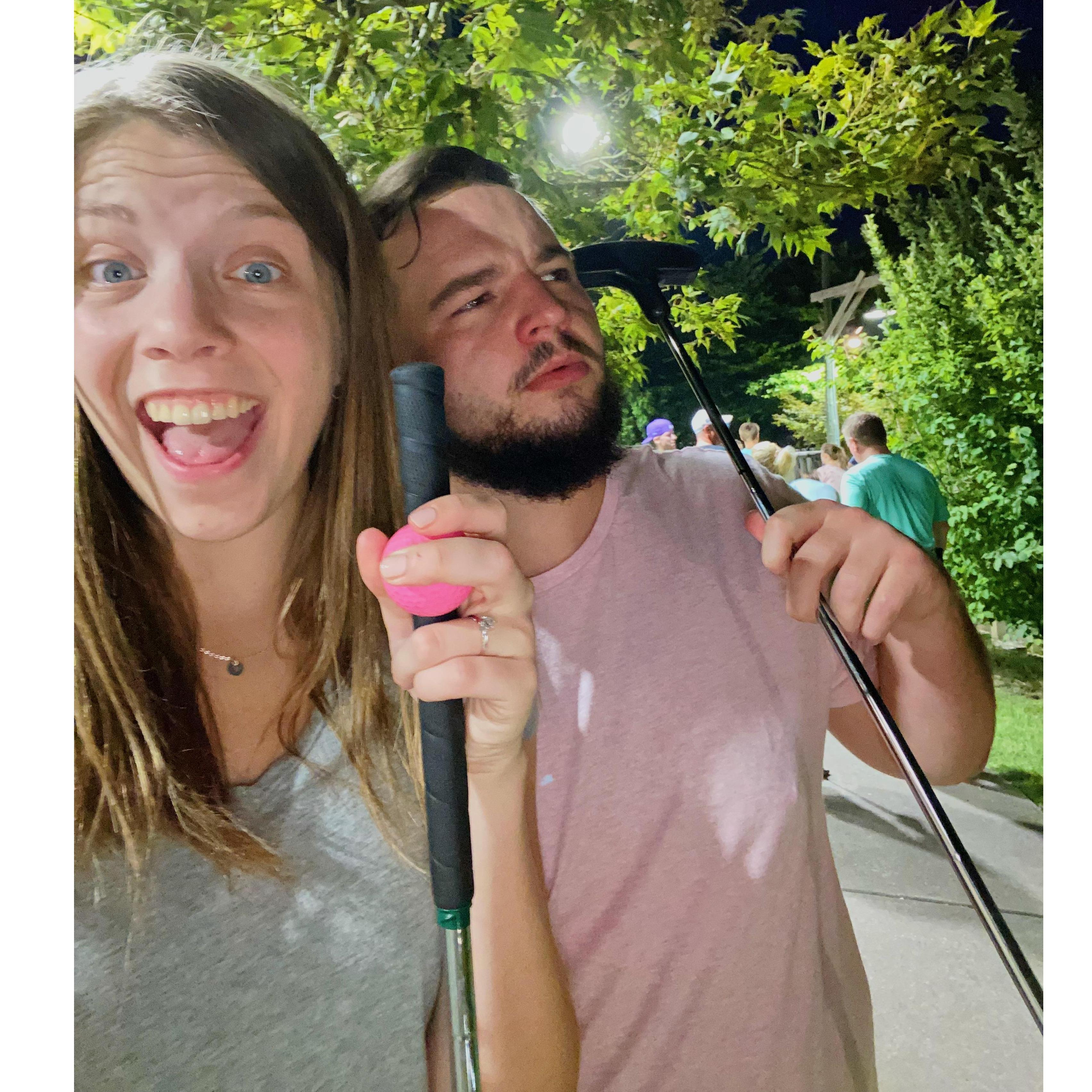 Mini golf in Gatlinburg