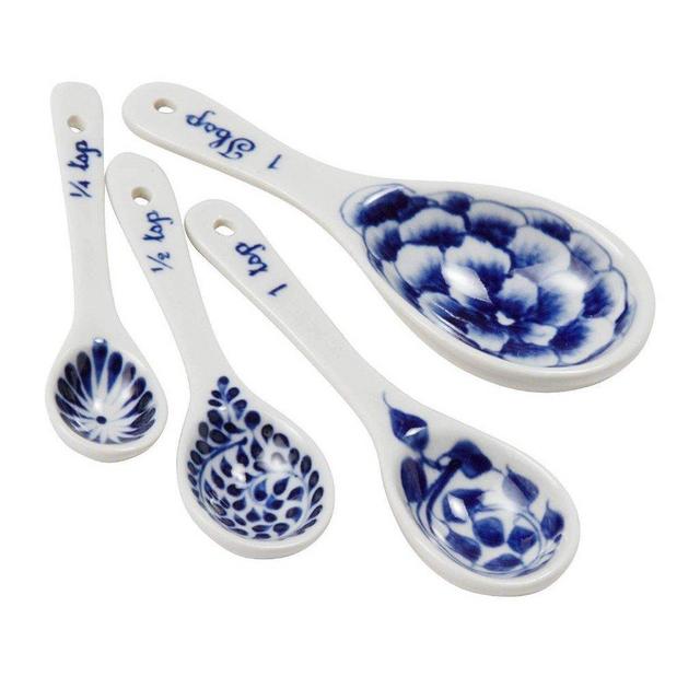 Hand Painted Ceramic Measuring Spoons