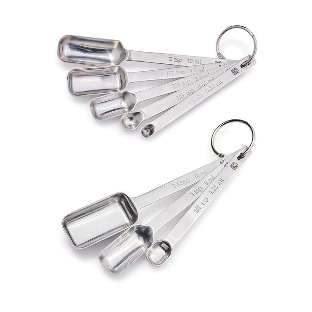 King Arthur Baking Company Stainless Steel 9-Piece Measuring Spoon Set