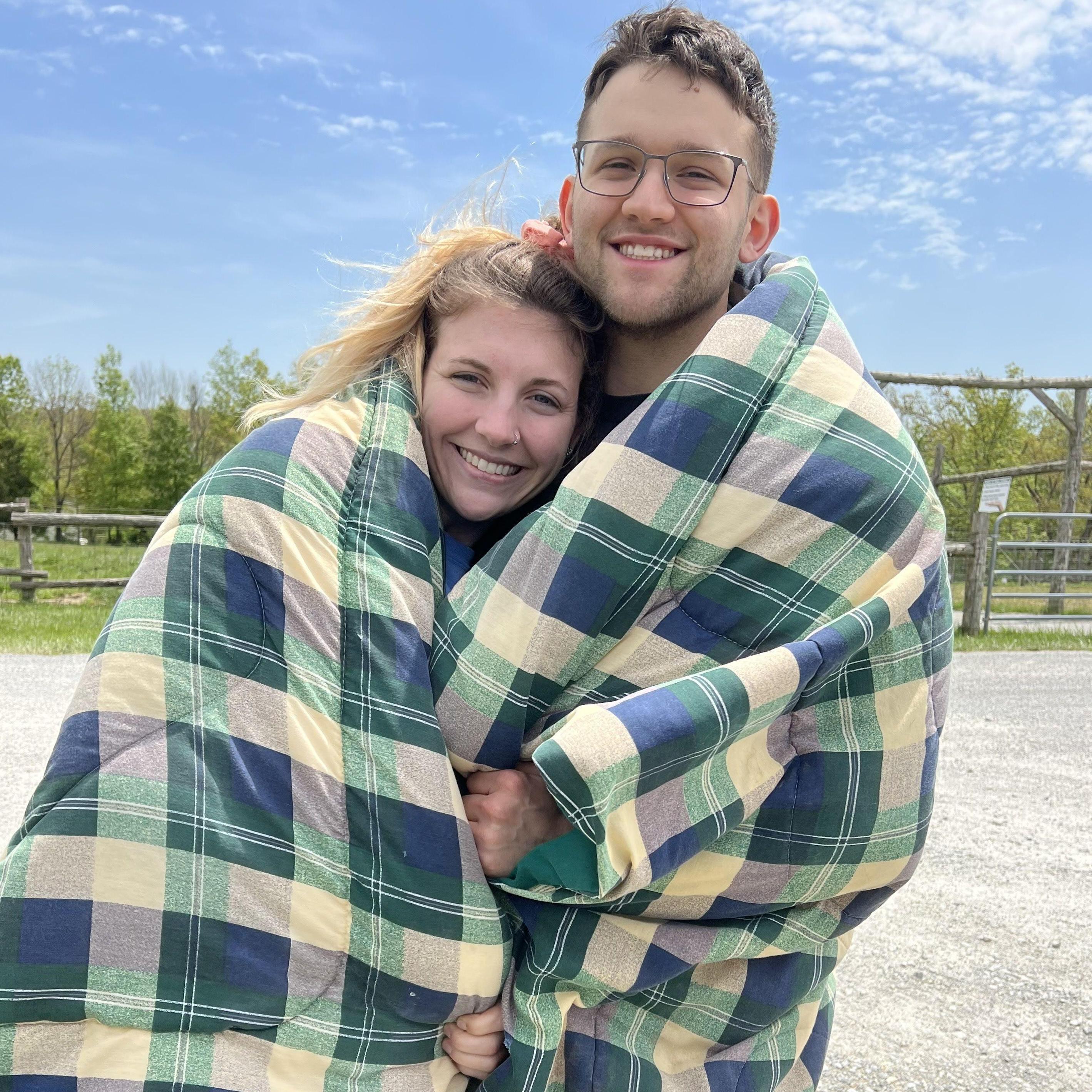 We picked a cold day to go to the petting zoo- May 8, 2022