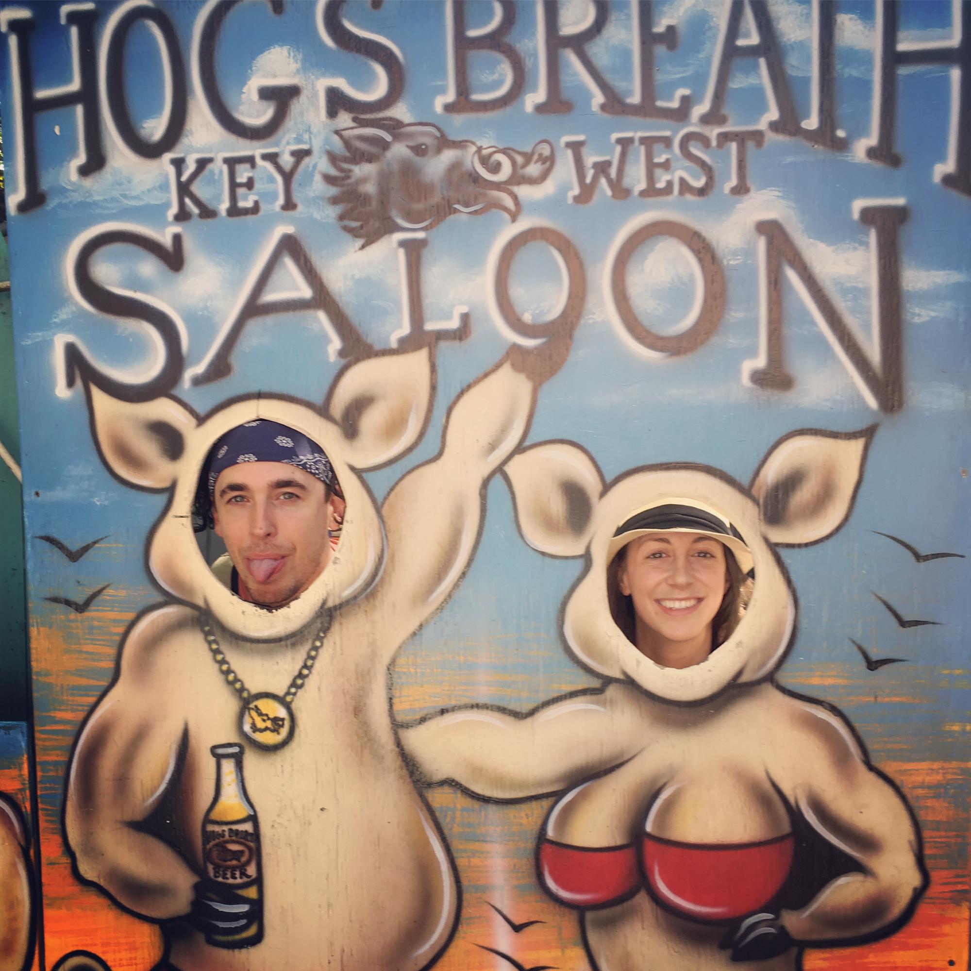 Fun at Hogs Breath Key West, FL; February 2017