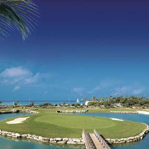 Round of golf on our honeymoon