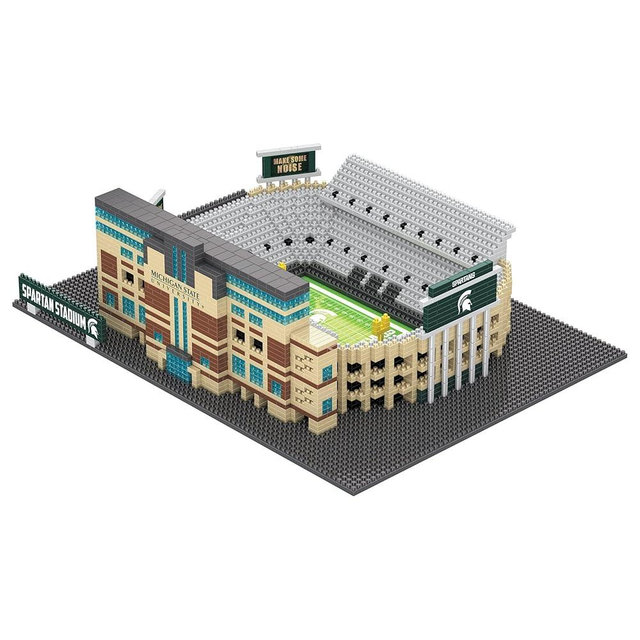 FOCO NCAA Unisex-Adult 3D BRXLZ Puzzle Team Football Stadium