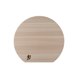 D-Shaped Hinoki Board with Juice Groove