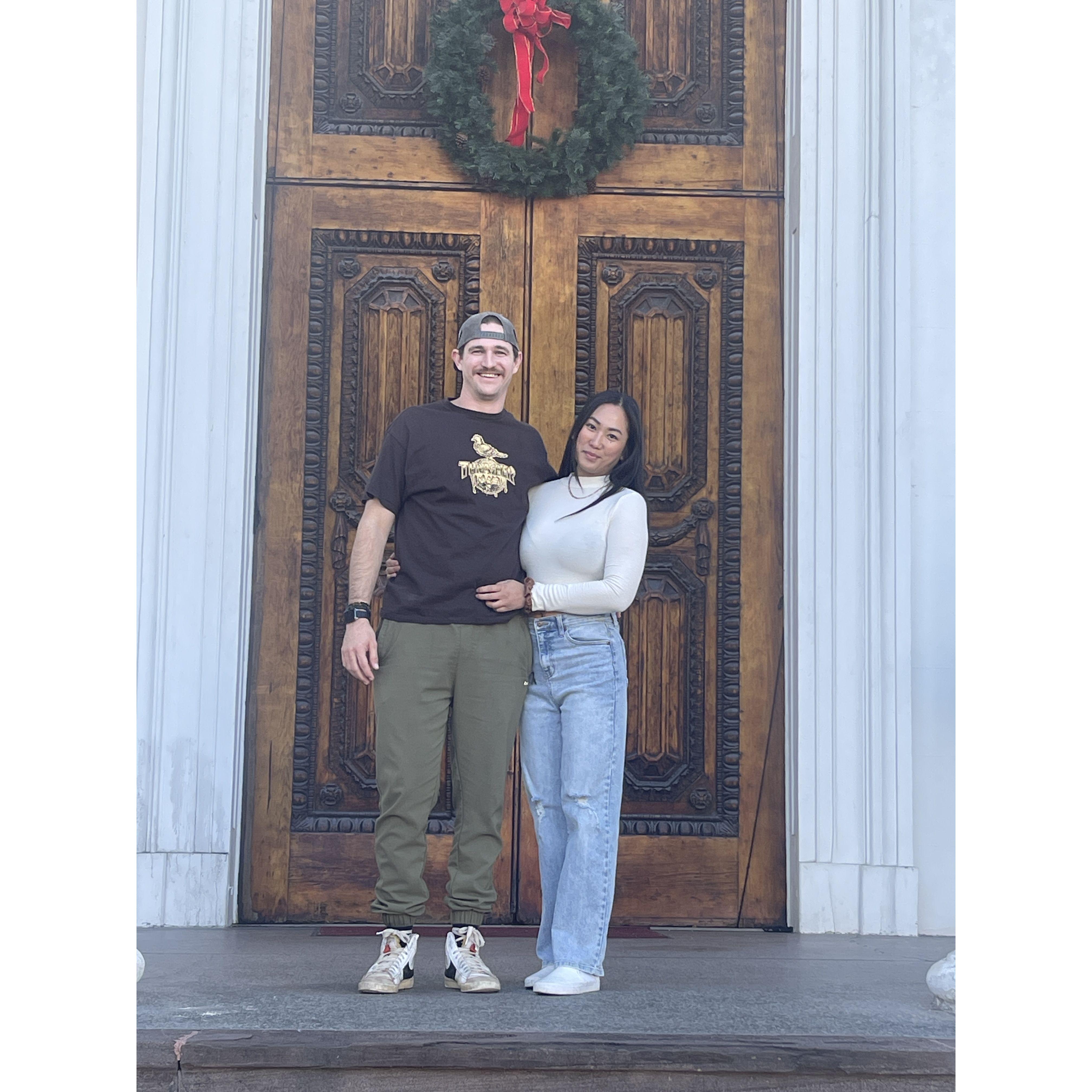 Our first trip to Charleston together to see Goose!