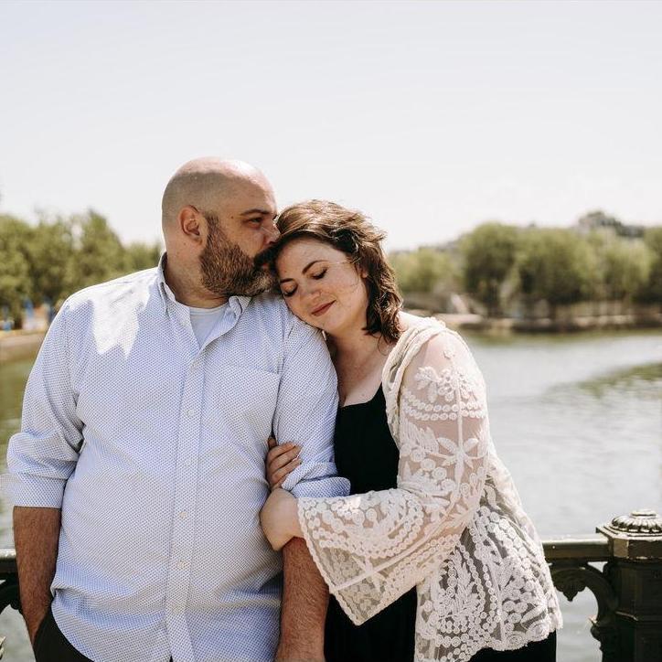 Engagement photos in Paris