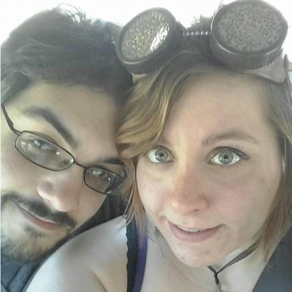 Dressed up for a Steampunk Festival