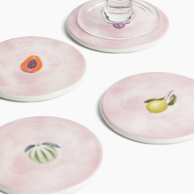 4-Pack Porcelain Coasters