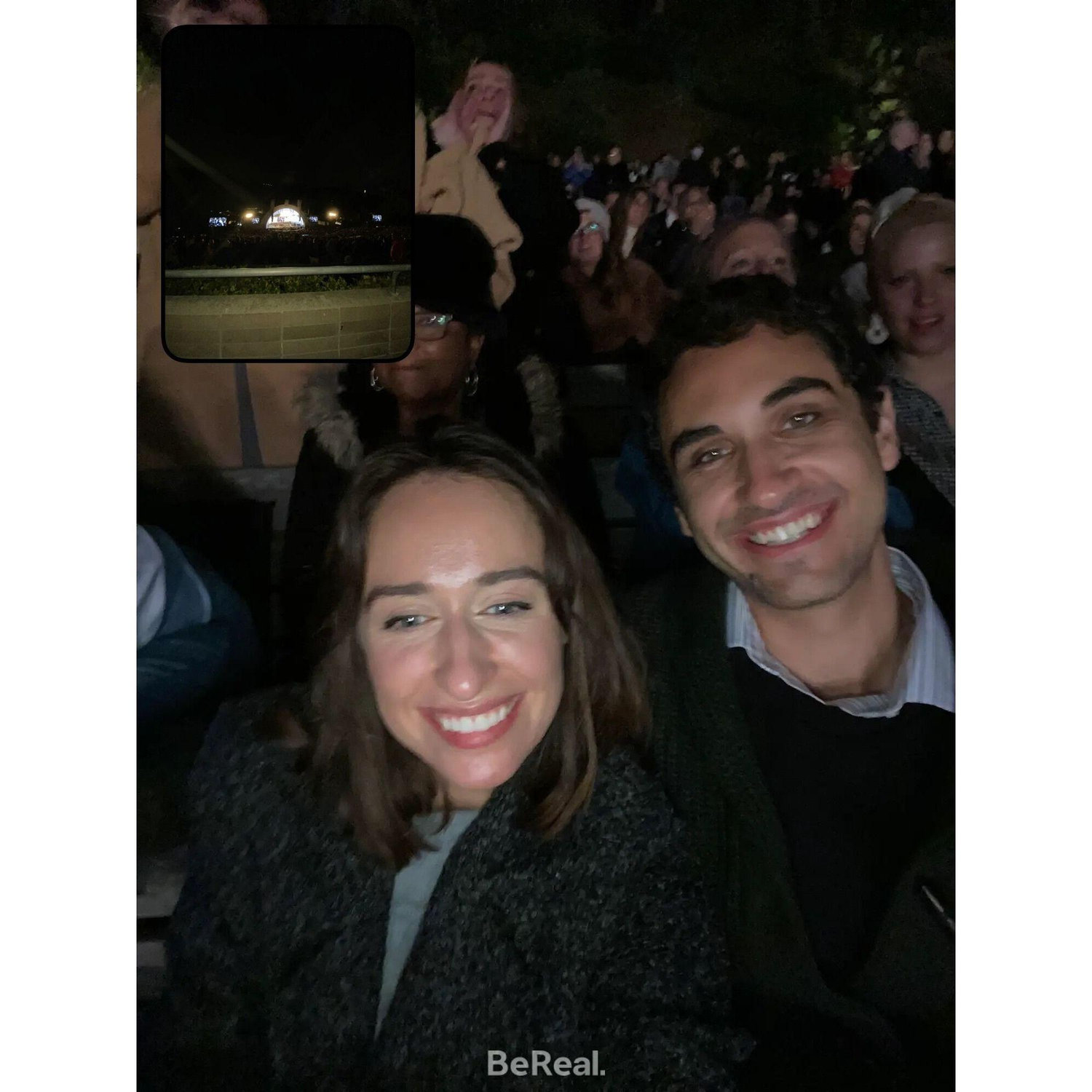 May 10, 2023. Andrea Bocelli at the Hollywood Bowl for a third date- also impressed Codrina.