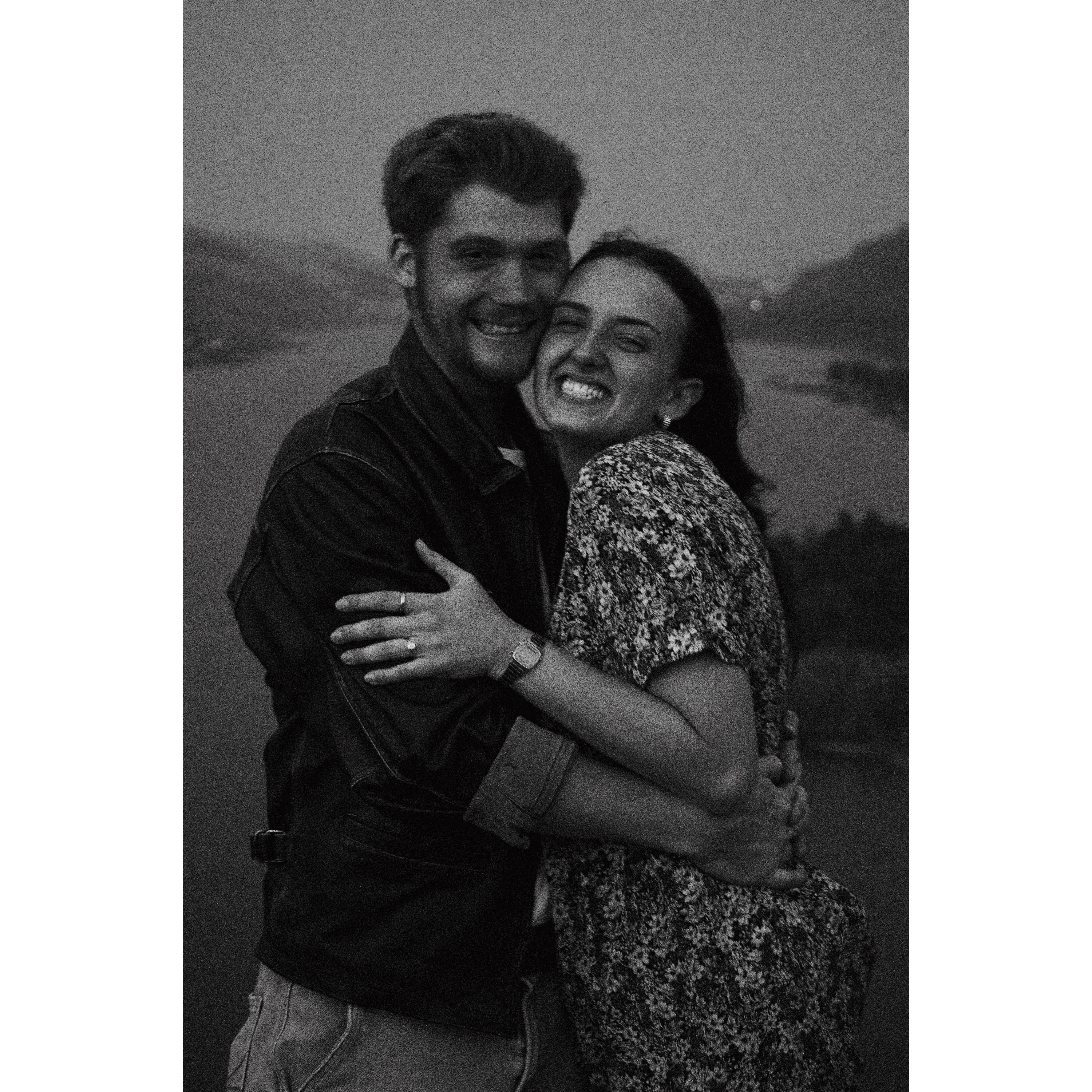 A few moments after saying yes