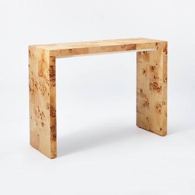 Ogden Burled Wood Console Table - Threshold™ designed with Studio McGee