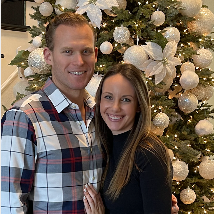 Our first Christmas together.