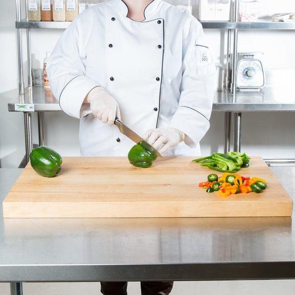 Choice 30" x 18" x 1 3/4" Wood Cutting Board