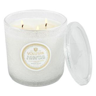 Voluspa - Eucalyptus & White Sage Luxe Candle 30 oz.
