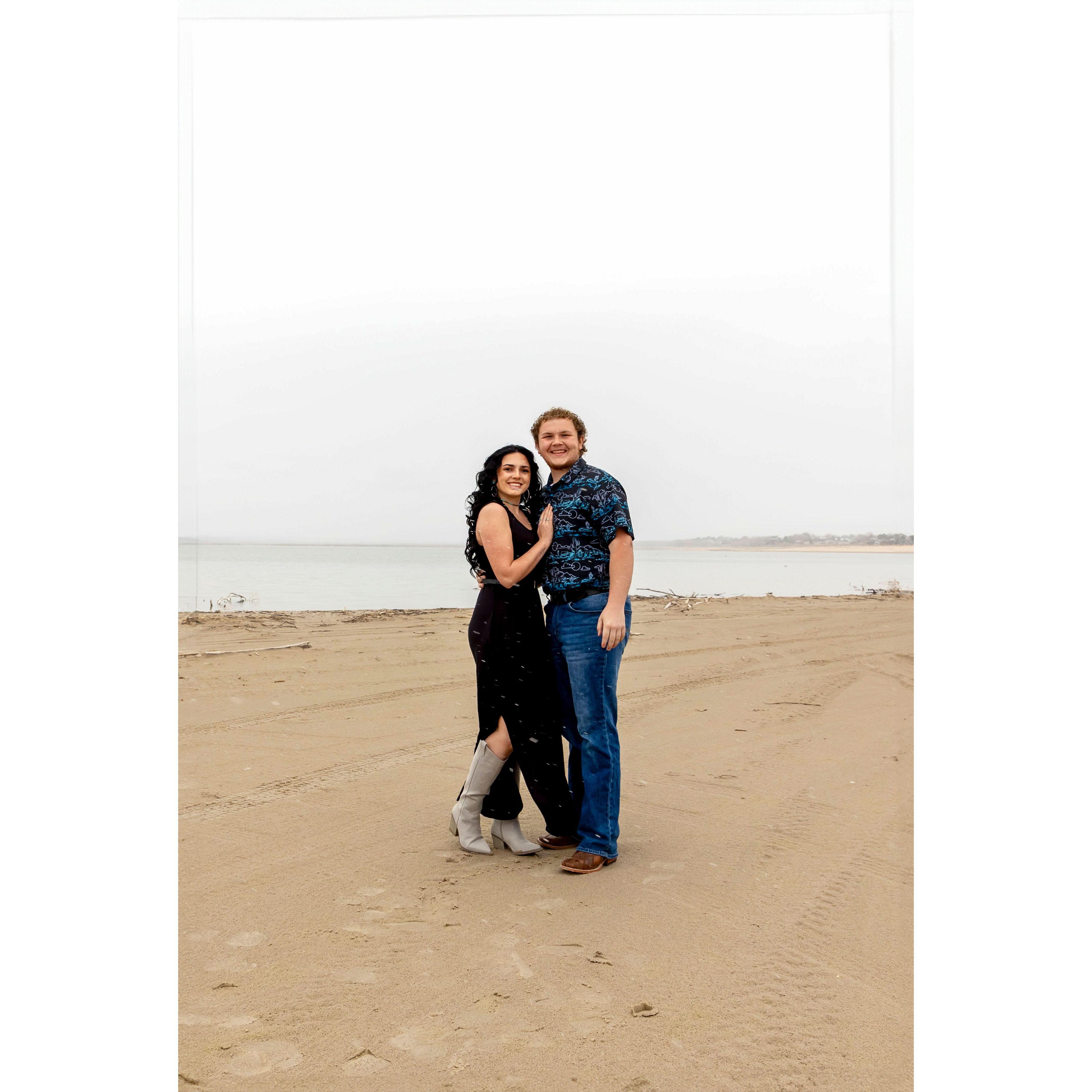 Just before getting engaged!