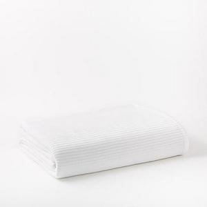 Ribbed Blanket, Full/Queen, White