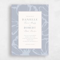 Blue Wedding Invitation - Esme Portrait
