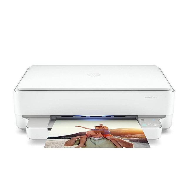 HP Envy 6052 Wireless All-in-One Color Inkjet Printer, Mobile Print, Scan & Copy, Instant Ink Ready, 5SE18A (Renewed)