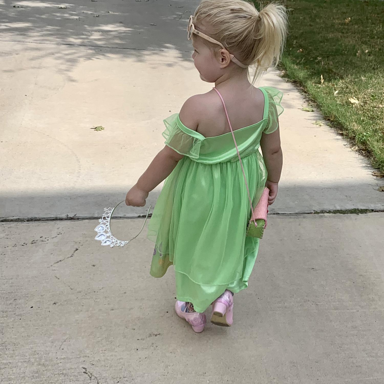 Casual stroll through her kingdom