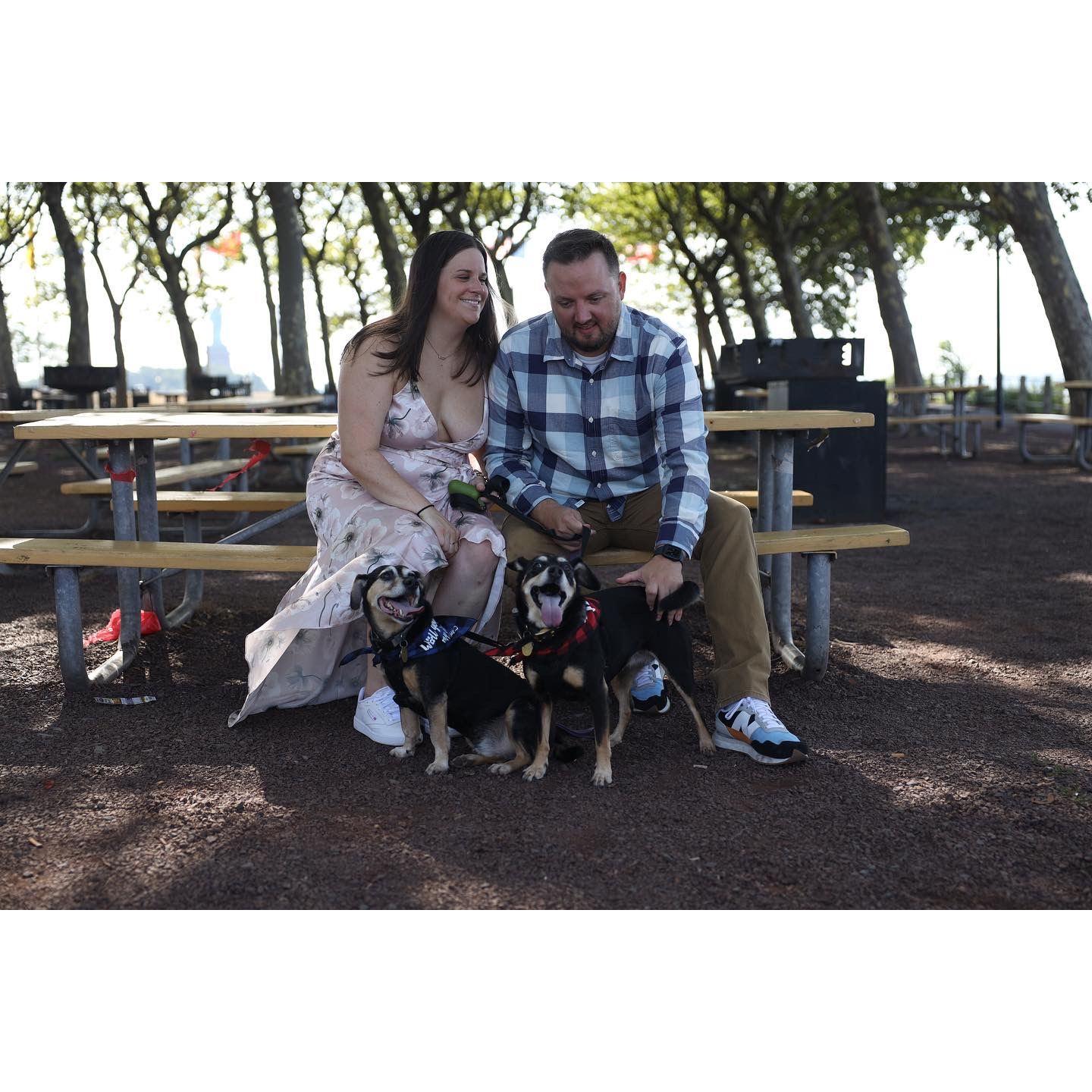 Mason and Stella were very excited to be photographed