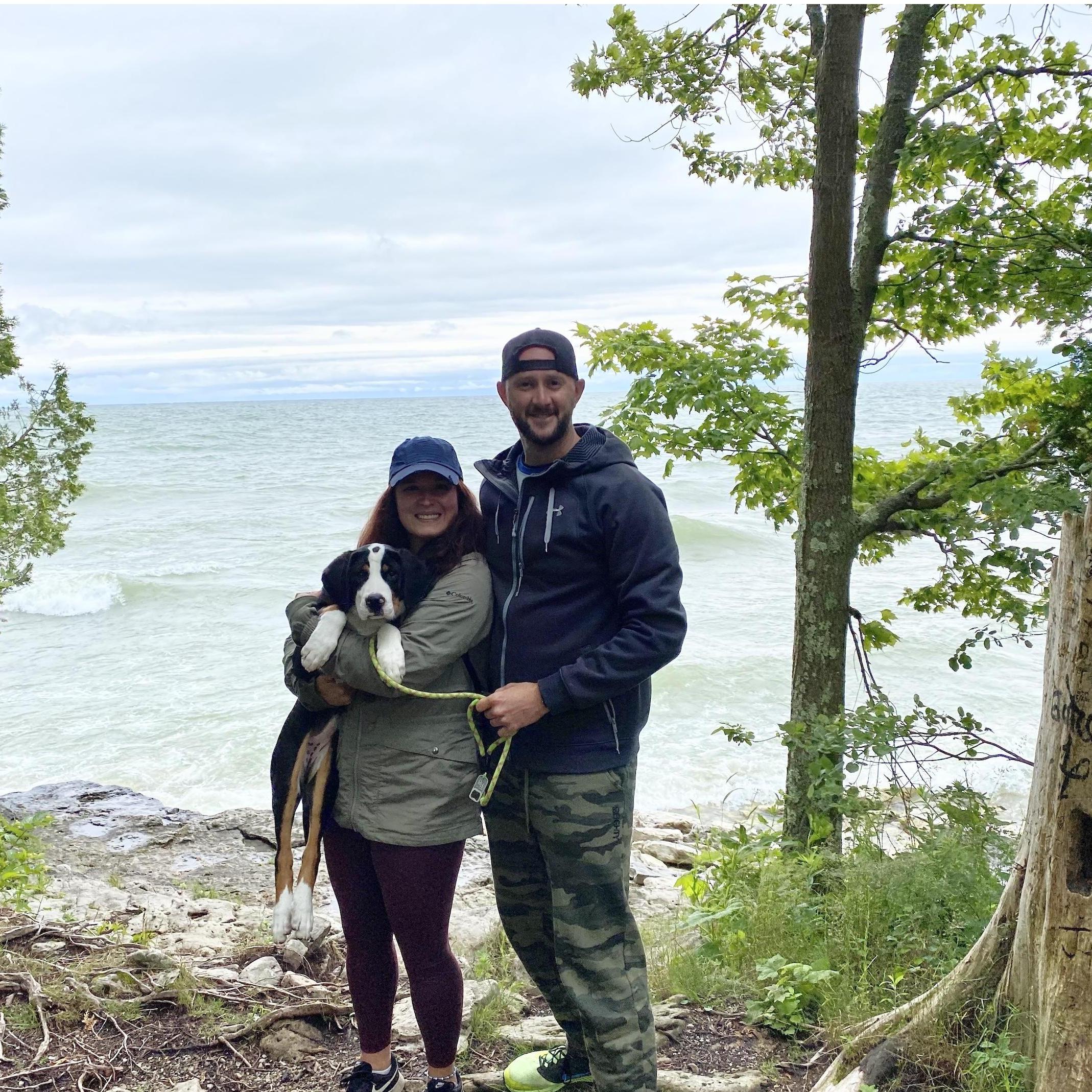 One of our favorite places in the world--Cave Point State Park (Door County)...