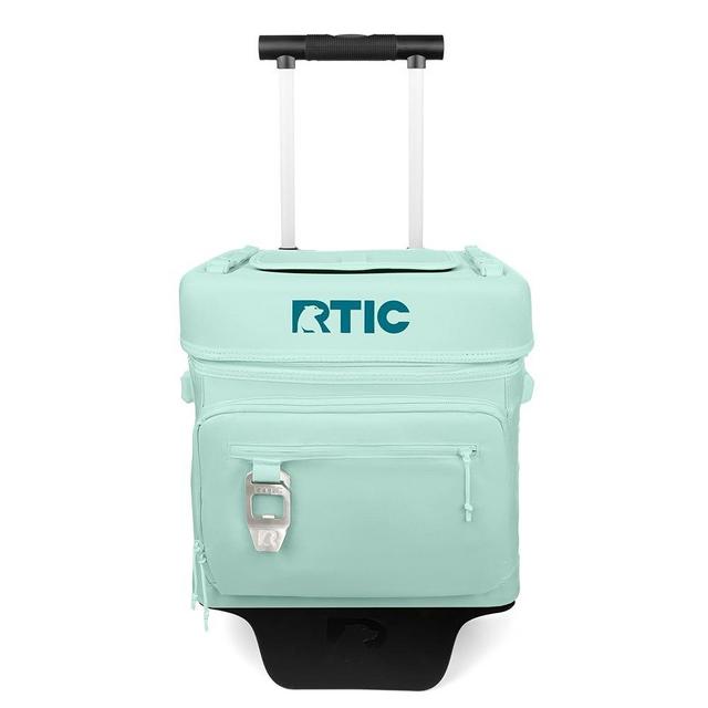 RTIC 40 Can Everyday Wheeled Cooler, Soft Sided Insulated Portable Rolling Collapsible Cooler Bag with Wheels and Handle for Outdoor, Beach, Camping, Sports, Travel, Leakproof