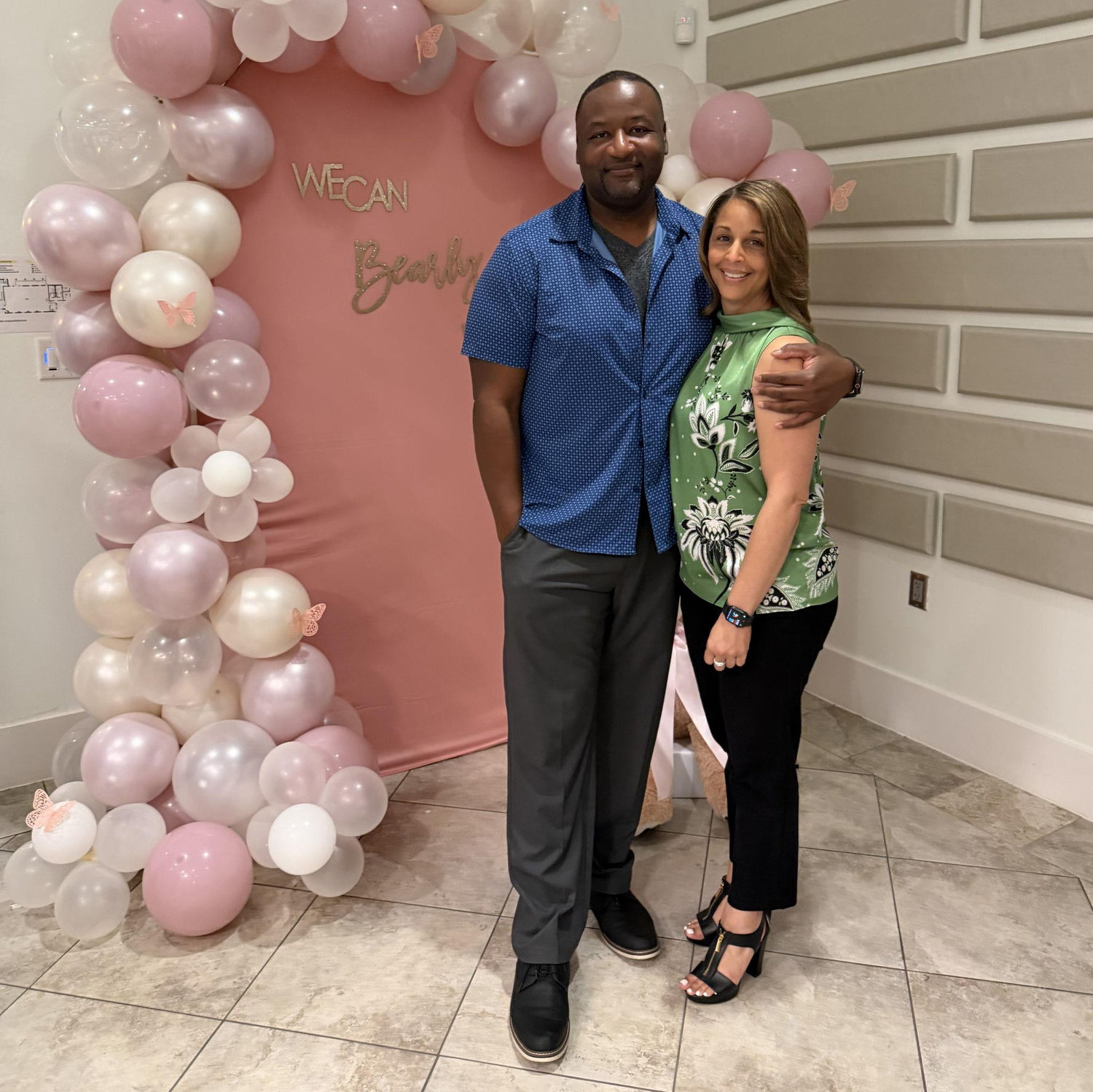 Our first big family event — a baby shower for Karin’s nephew and his wife.
