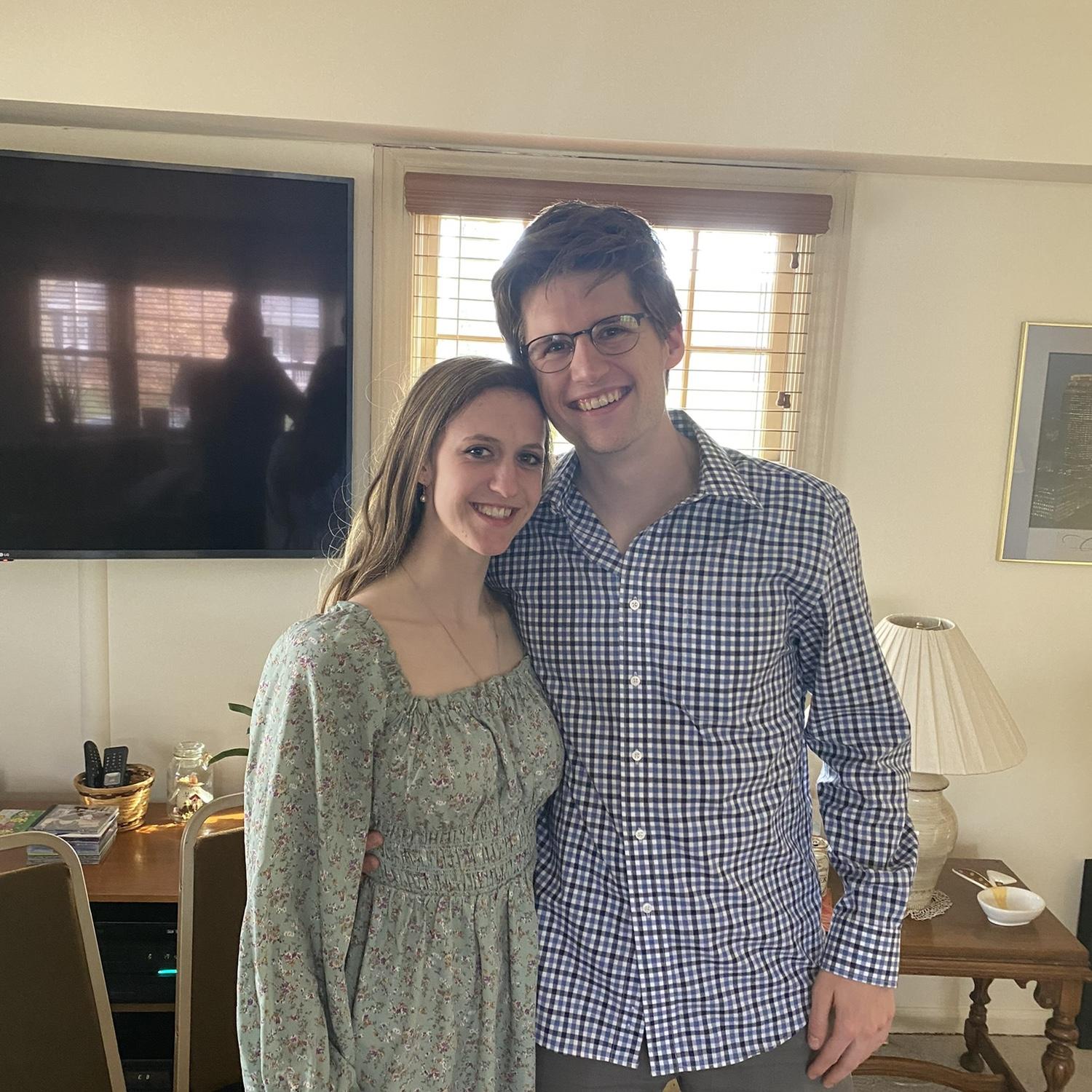 This was our first Easter together at Dan and Barb (Chris' grandparents) Minarik's house.