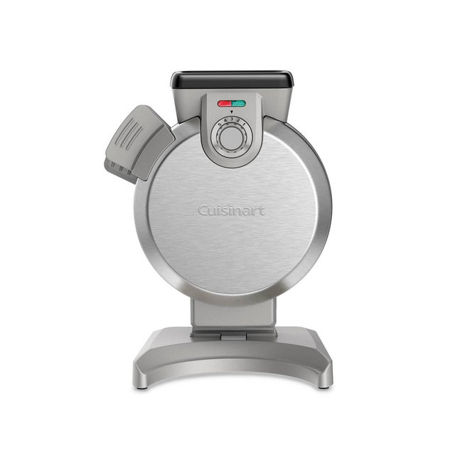 Cuisinart Non-Stick Vertical Waffle Maker Stainless Steel Finish WAF-V100P1: Adjustable Browning, Indicator Lights