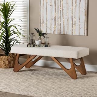 Rika Japandi Boucle Bench