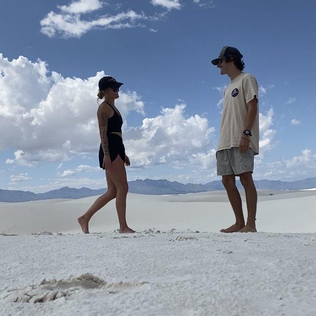 Got lost in the sand dunes at White Sands National Park in Arizona. October 1, 2021.