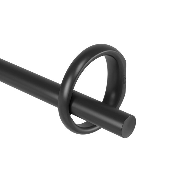 42"-120" Umbra Ringlet Curtain Rod Matte Black