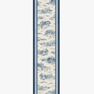 Provence Toile Delft Blue Rug | Ruggable