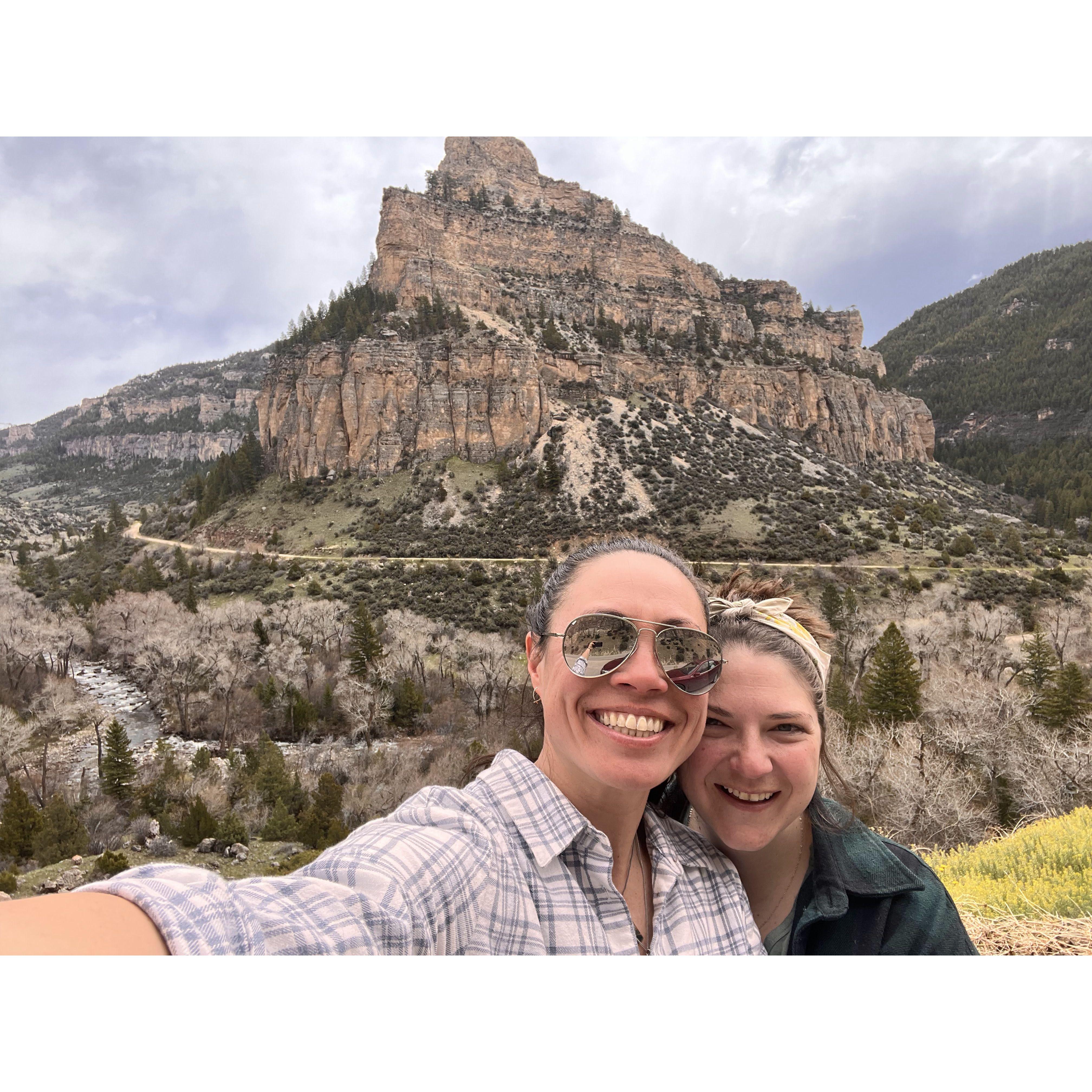 Our drive through Wyoming was breathtaking