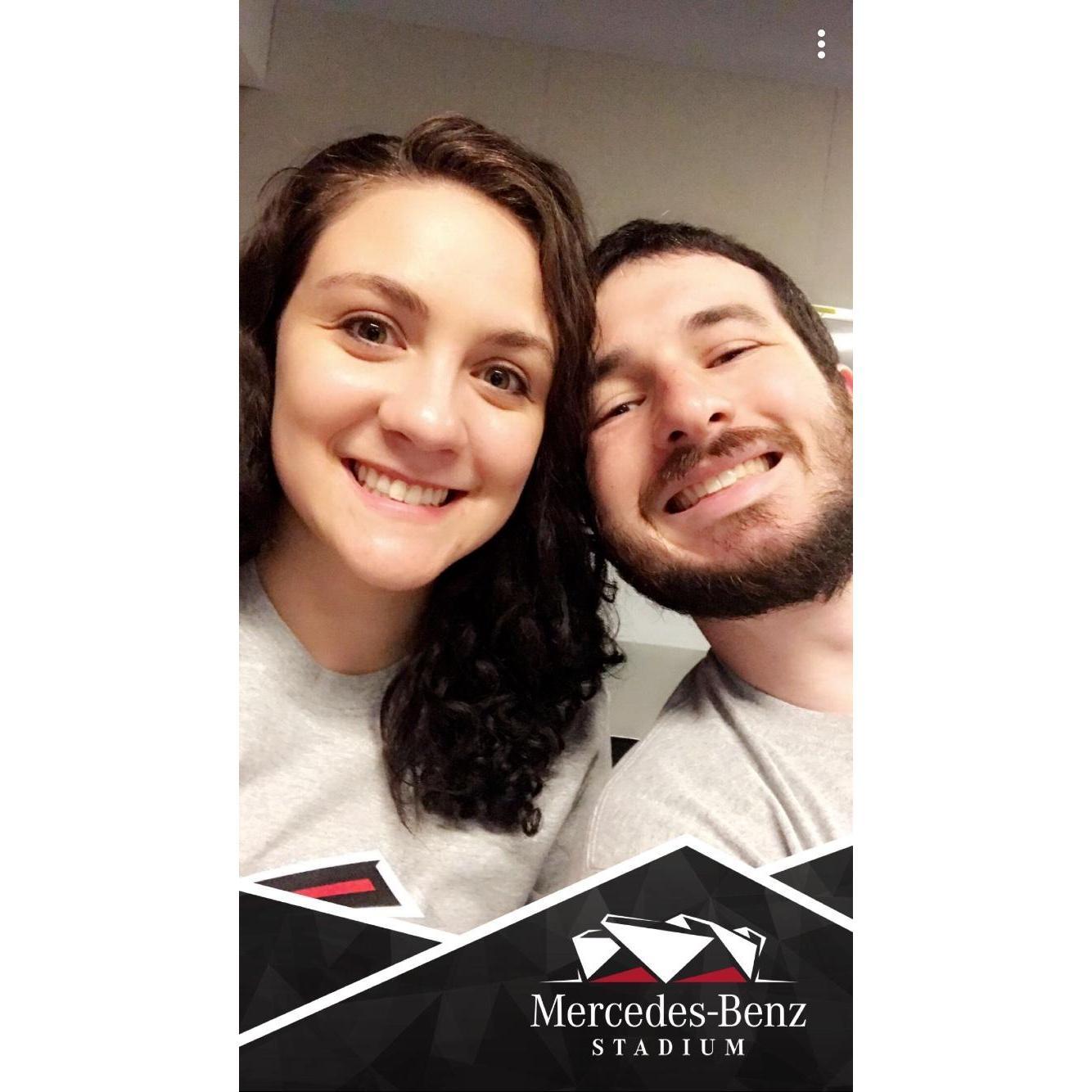 First Falcons game together.