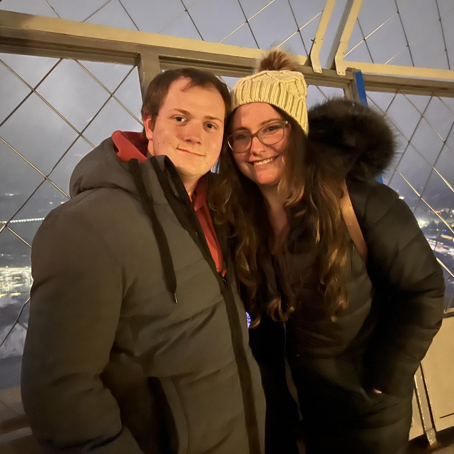 Right before Hunter proposed!
