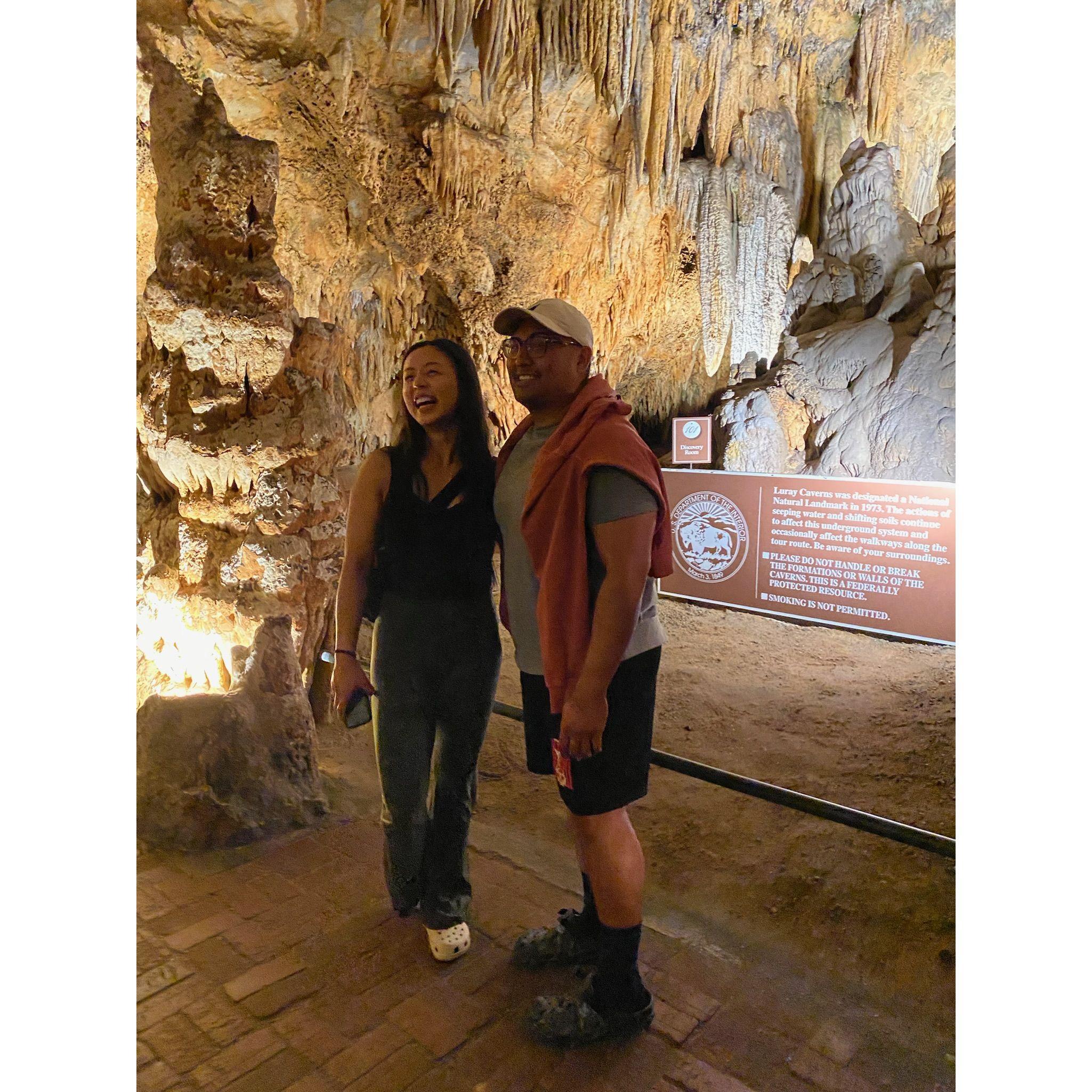 our first time spelunking