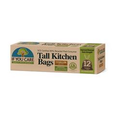 Recycled Tall Kitchen Bags, 13 gal