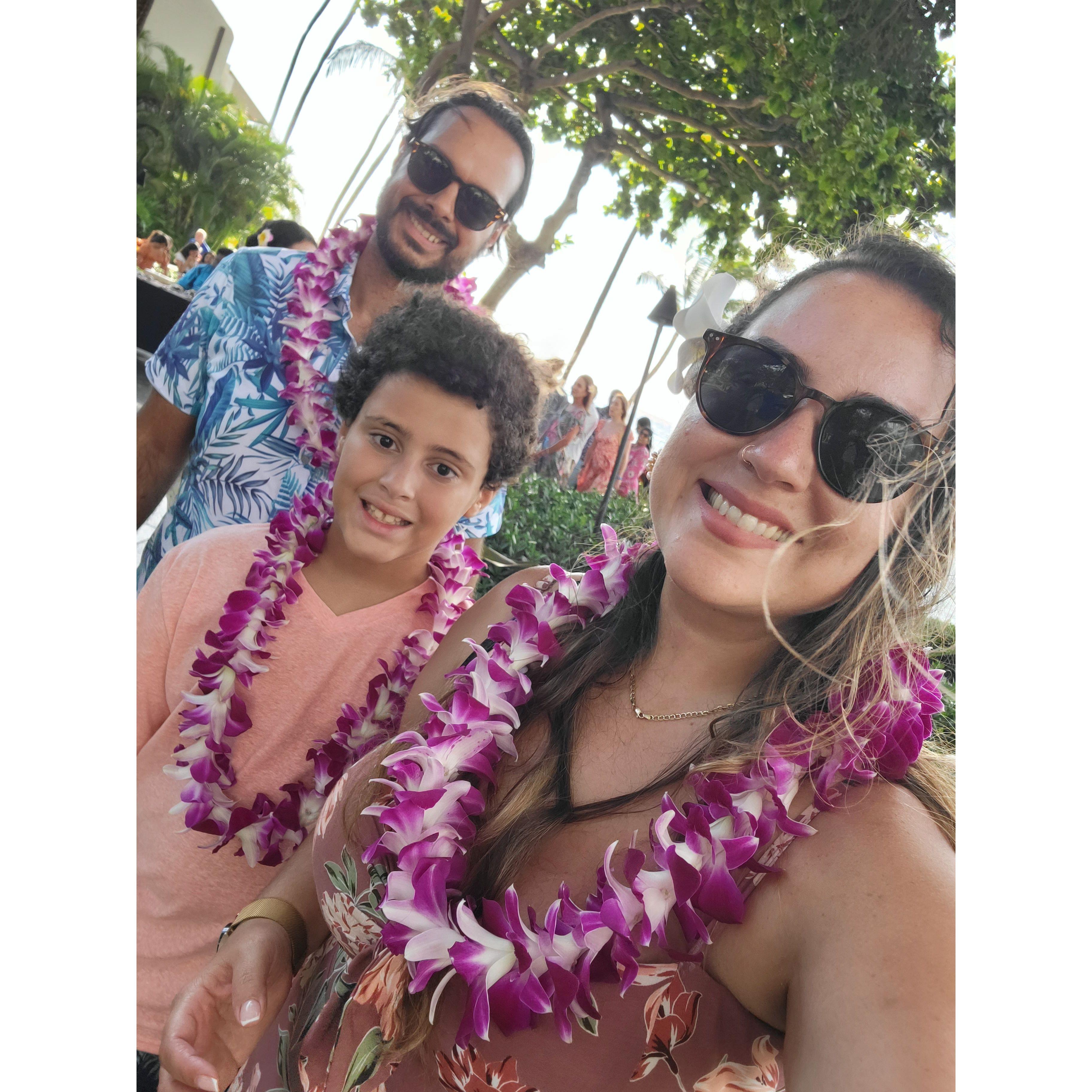 Our first Luau in Hawaii