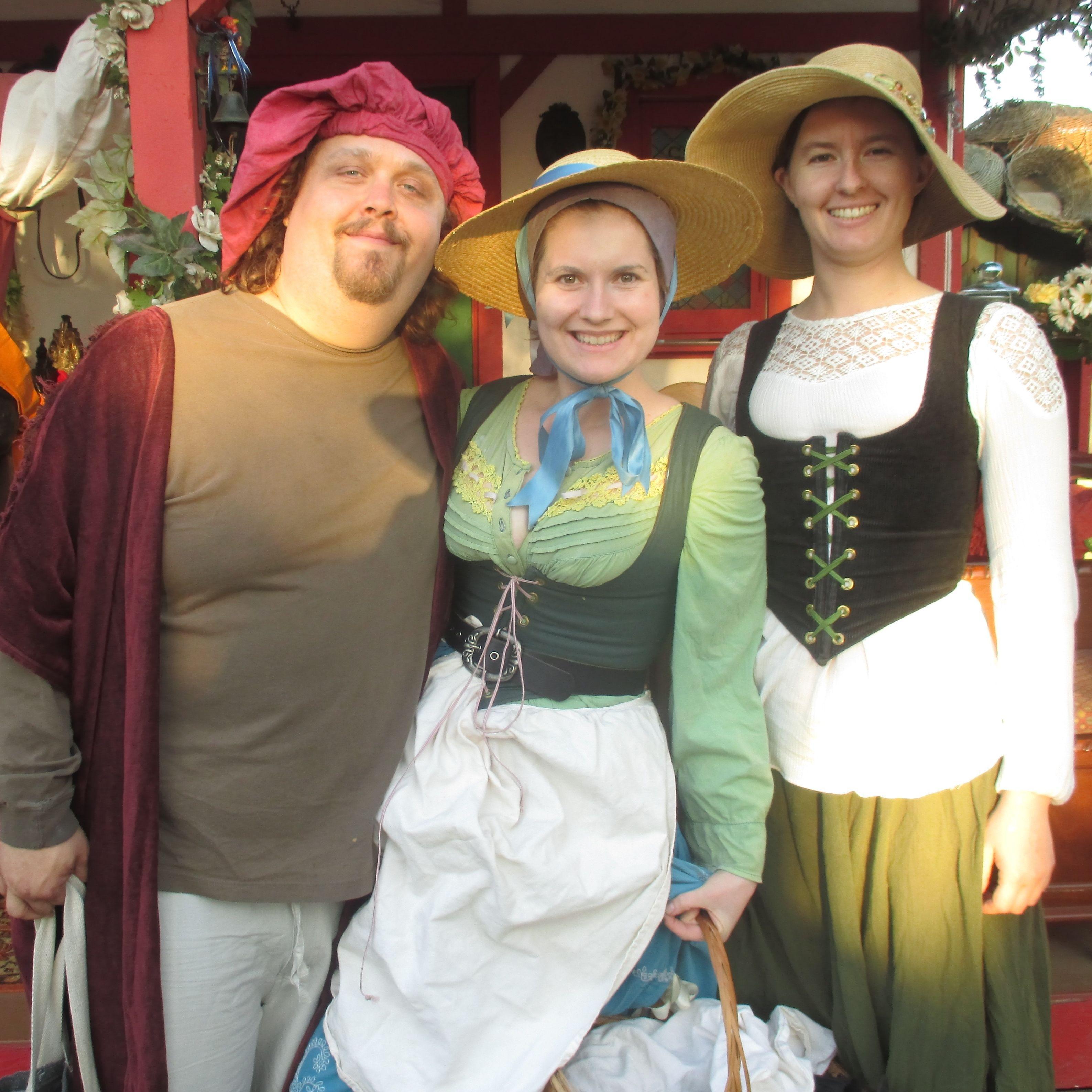 Our first Renfaire, with Erin!