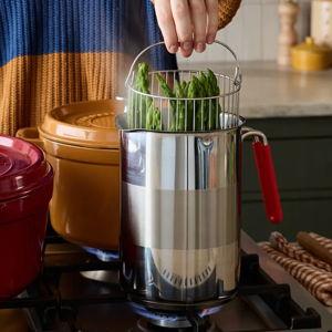 Kuhn Rikon Fourth Burner Pot, Stainless Steel