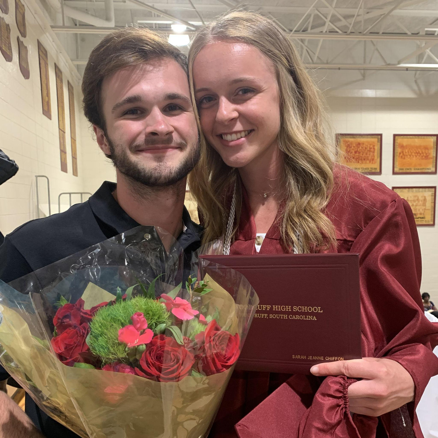 5/28/21 - Sarah's high school graduation. 8 days apart!