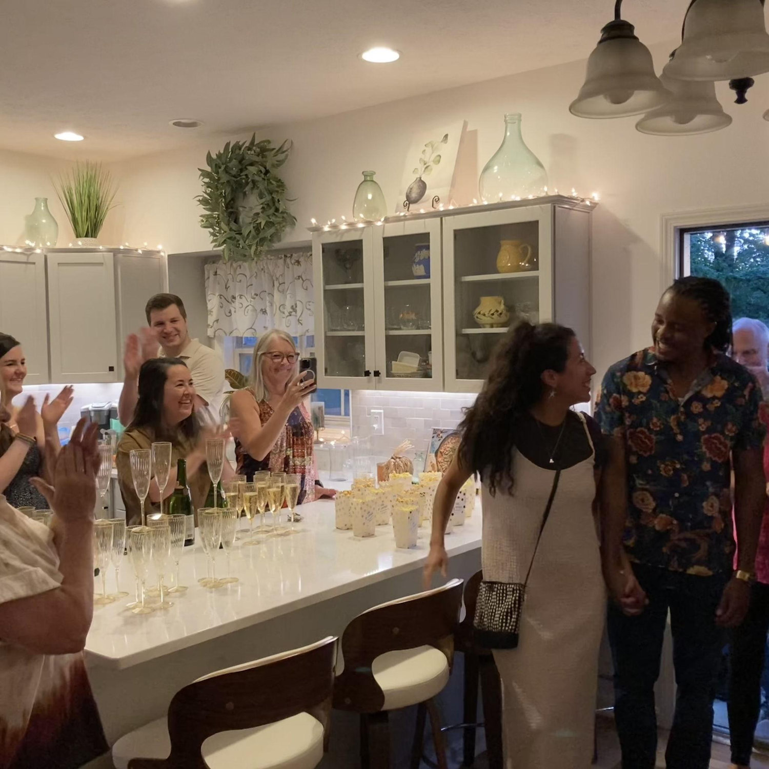Engagement party with dear friends